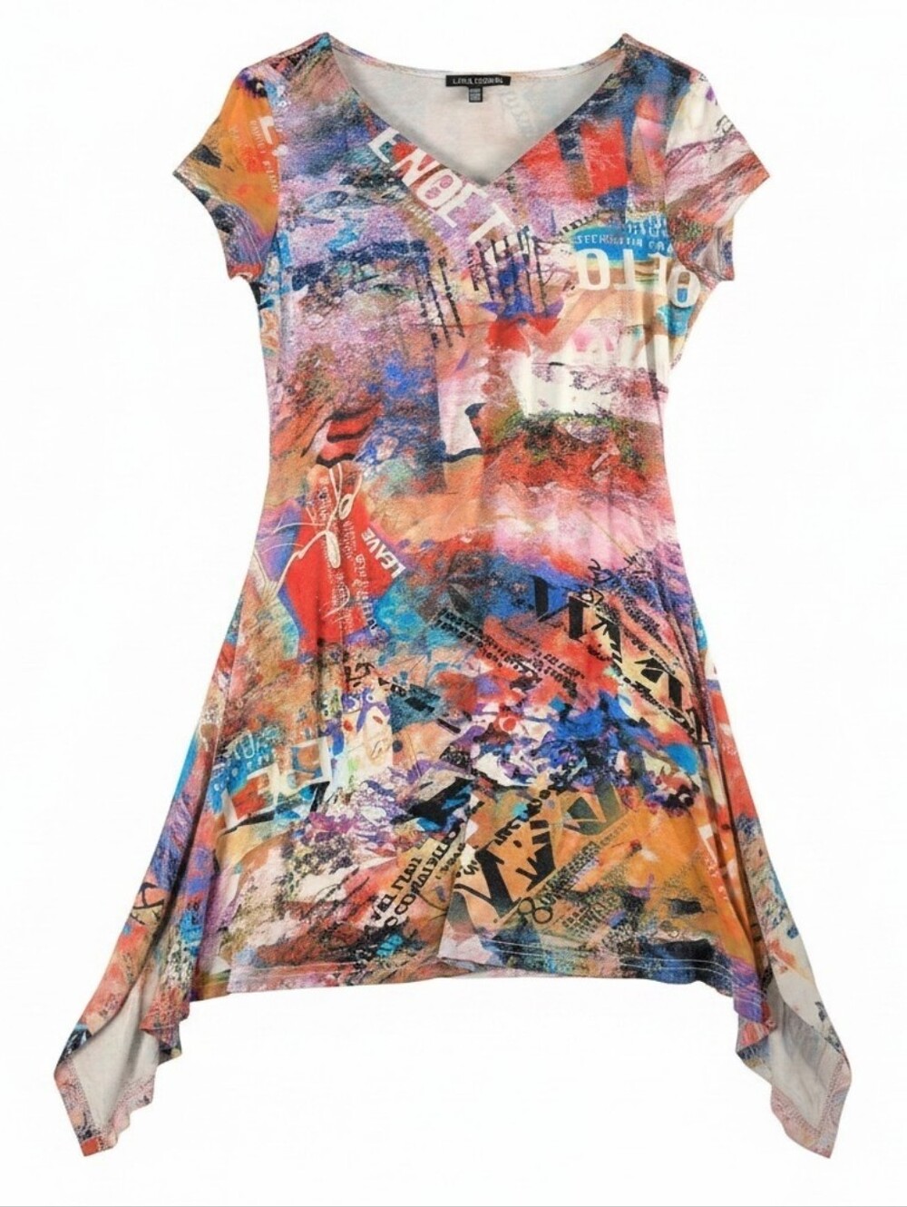 Linea Domani abstract print Shirt dress